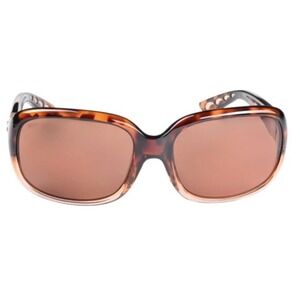 Costa Del‎ Mar 6S9041 GANNET Sunglasses Brown Tortoise Ladies Oversized Shades